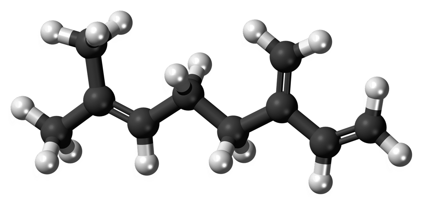 myrcene terpene molecular structure